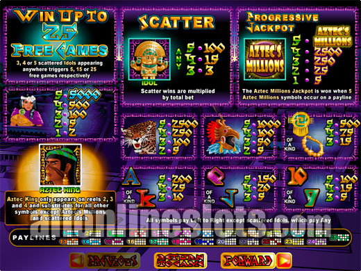 Aztec's million в казино онлайн Вулкан
