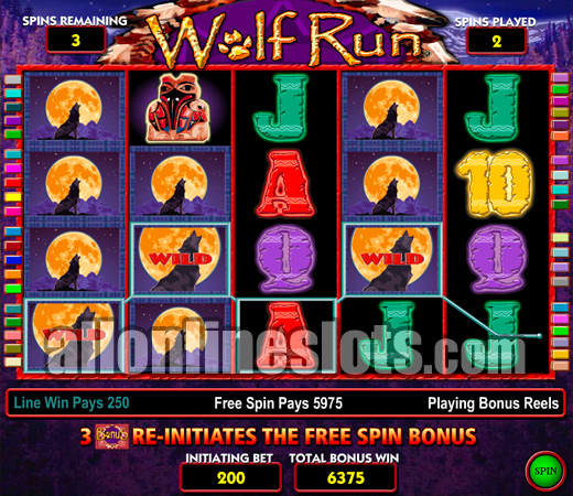Wolf Run Free Casino Slot